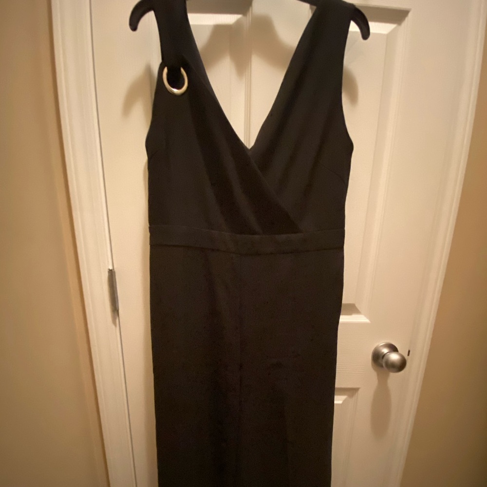 Black wide leg jumpsuit